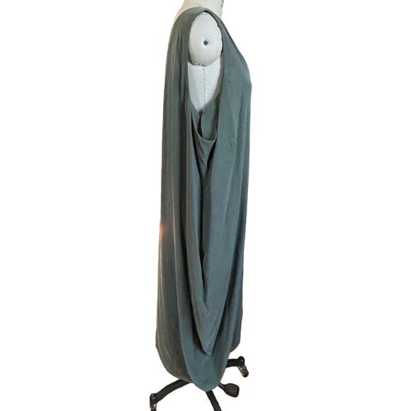 NWT Universal Standard Geneva Sage Green Asymmetric Maxi Dress Size X-Large XL - Picture 4 of 10